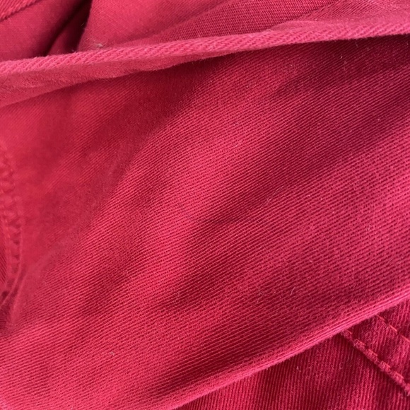 CORFU Jeans 10 12 Red Jacket Vintage Corfu Basics - Picture 12 of 12